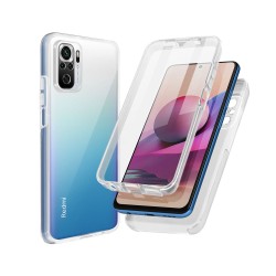 360º Silicon Case for Xiaomi Redmi Note 10/10s Transparent 360º Silicon Case for Xiaomi Redmi Note 10/10s Transparent